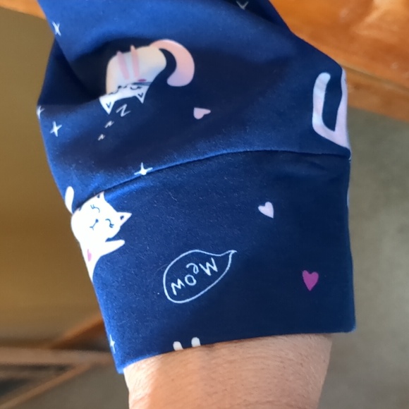 CARISMA* drawstring hooded long sleeve front pouch poly spandex nightgown sz 2X - Picture 7 of 11